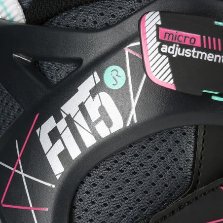 Fit 5 Jr Kids' Inline Fitness Skates - Grey/Pink