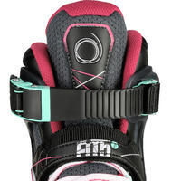 Fit 5 Jr Kids' Inline Fitness Skates - Grey/Pink