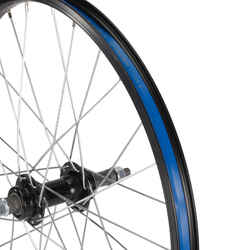 Kids Rear Wheel 20" Freewheel - Black