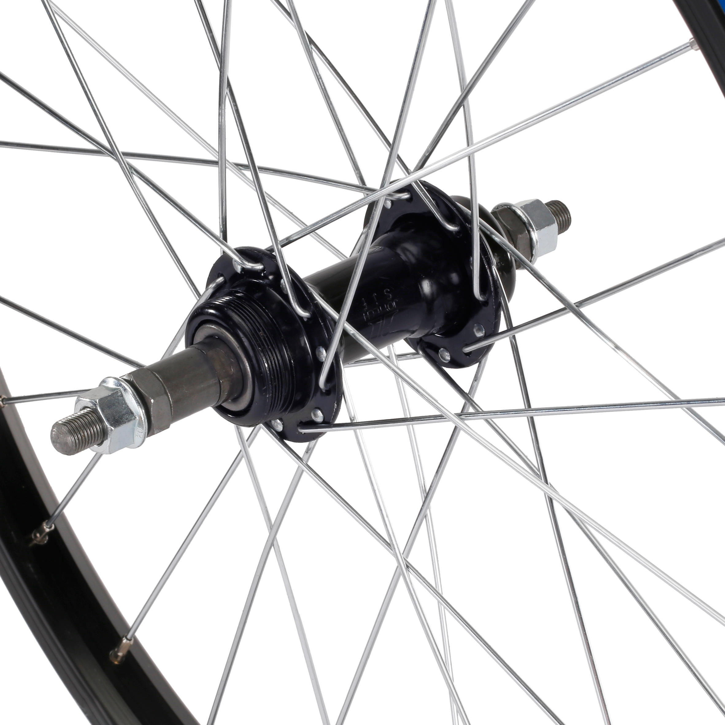 Ruota posteriore bici bambino 20" nera 3/4