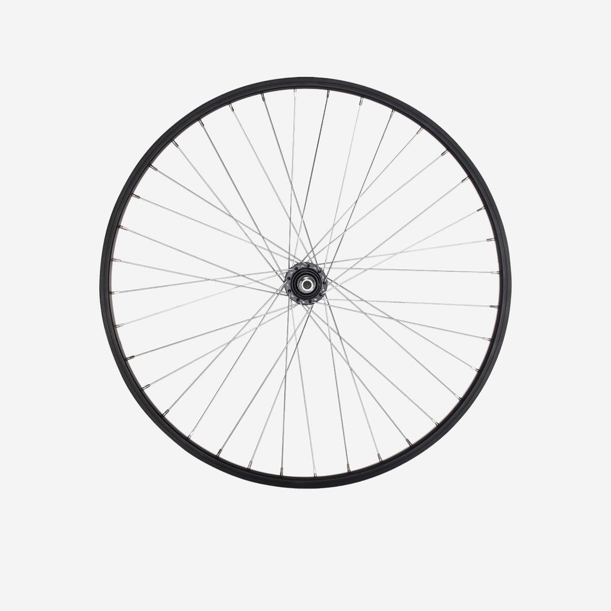 Roue vélo enfant 24" arrière simple paroi roue libre à écrous noir