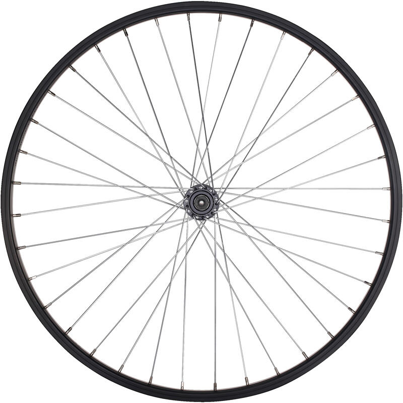 Ruota anteriore bici bambino 24" nera