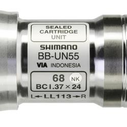 Shimano Deore LX E-BB-UN55B10 Vierkant Innenlager 110/68 mm 