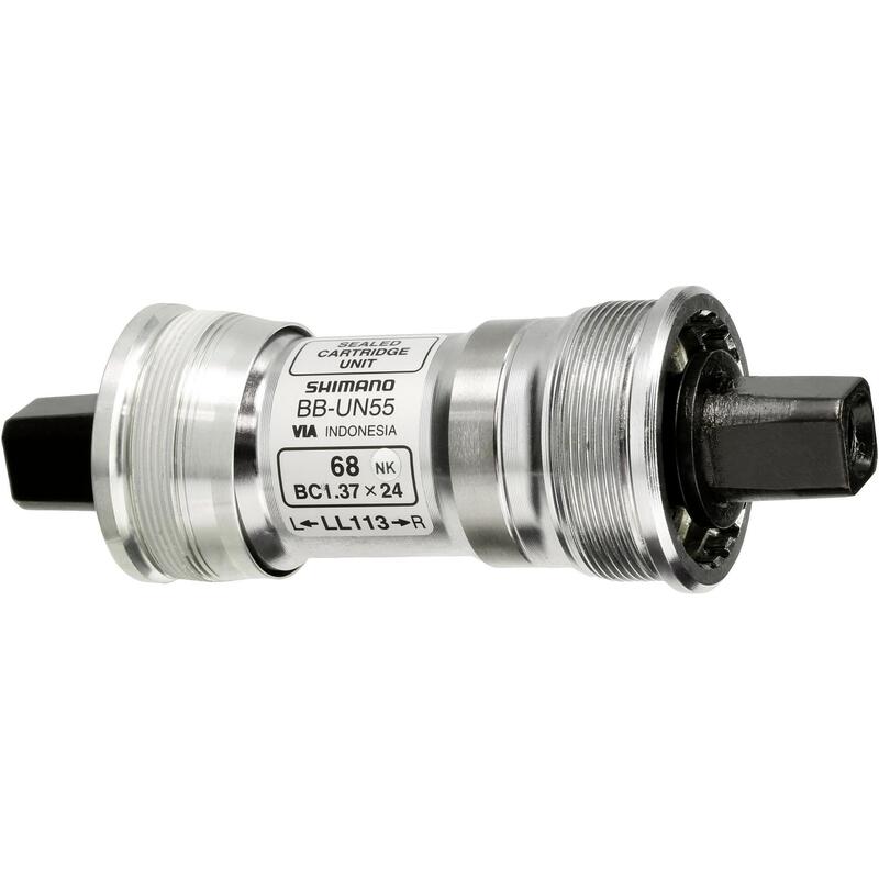 Tretlager/Innenlager Shimano BB-UN55 Vierkant BSA 113 mm