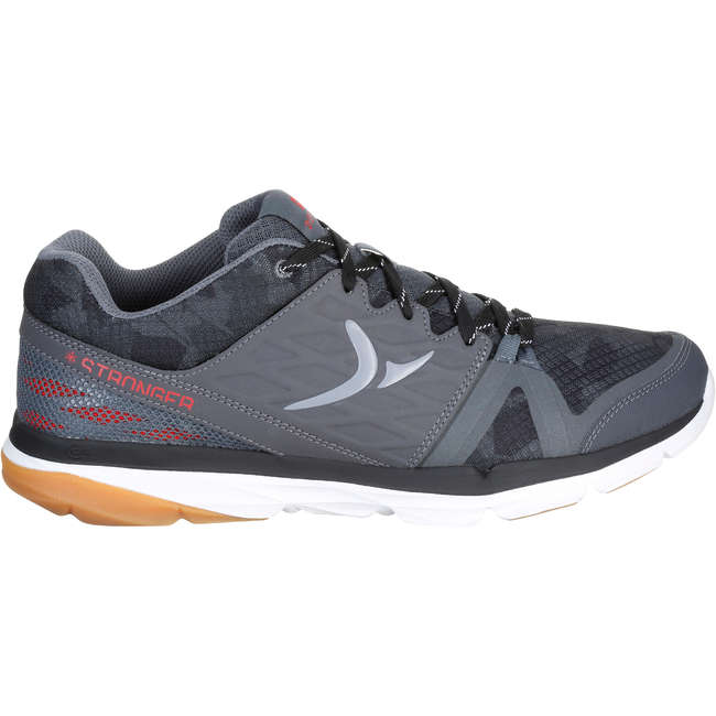 DOMYOS Strong 500 Cross-Training Shoes - Grey/Red | Decathlon