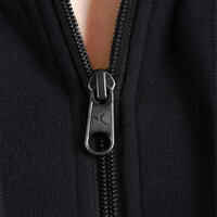 520 Women's Pilates & Gentle Gym Hooded Jacket - Black