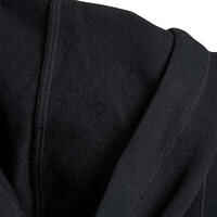 520 Women's Pilates & Gentle Gym Hooded Jacket - Black