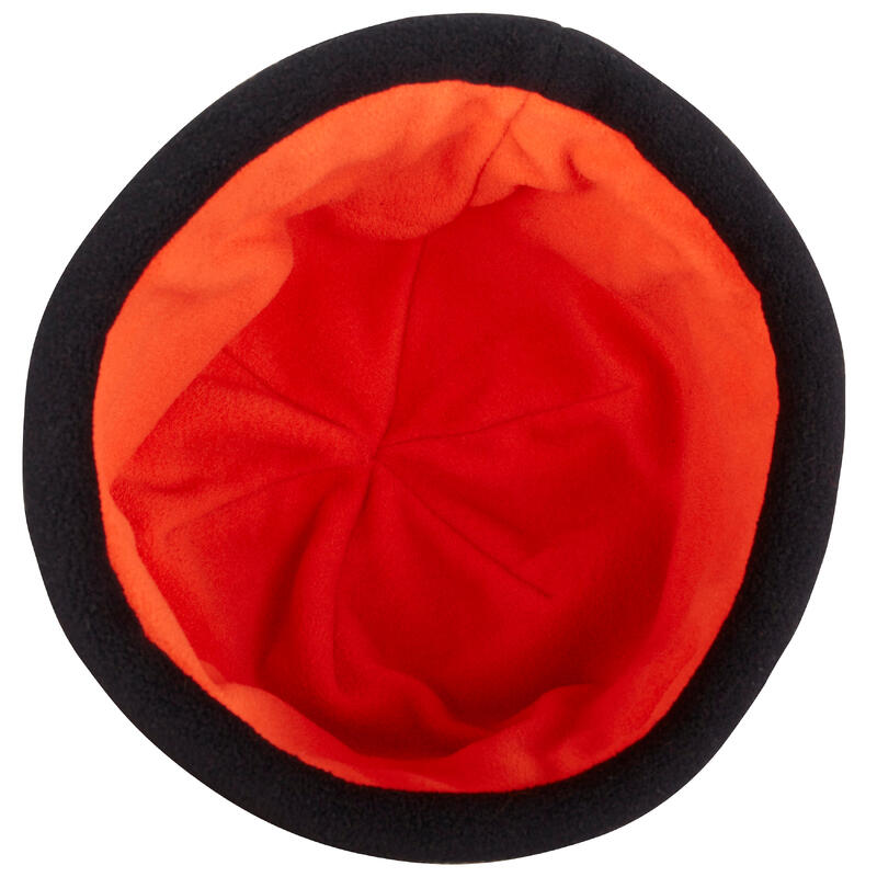 Bonnet polaire bateau 500 bleu/orange