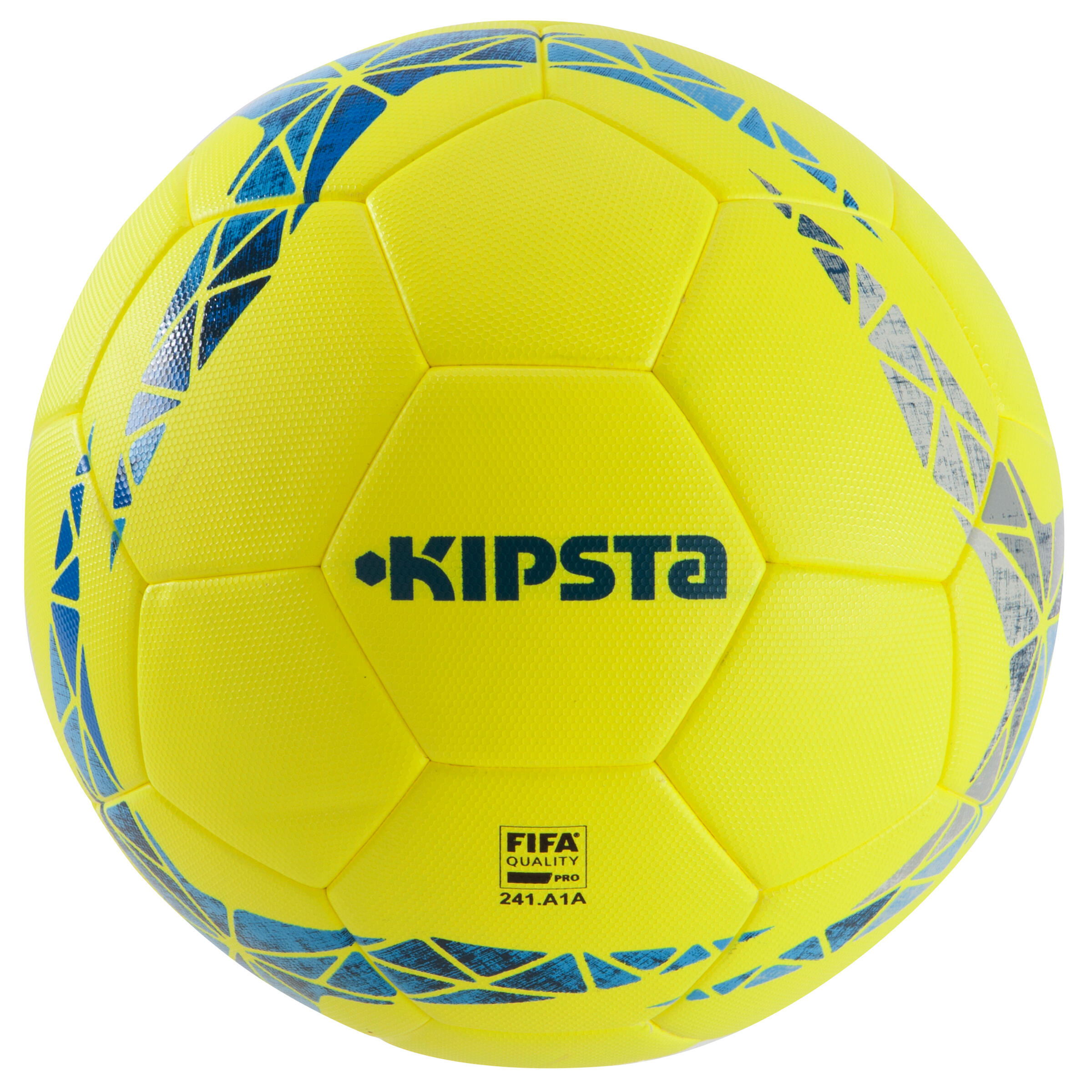 F900 FIFA Pro Size 5 Thermobonded Football - Yellow/Blue/Grey 2/9
