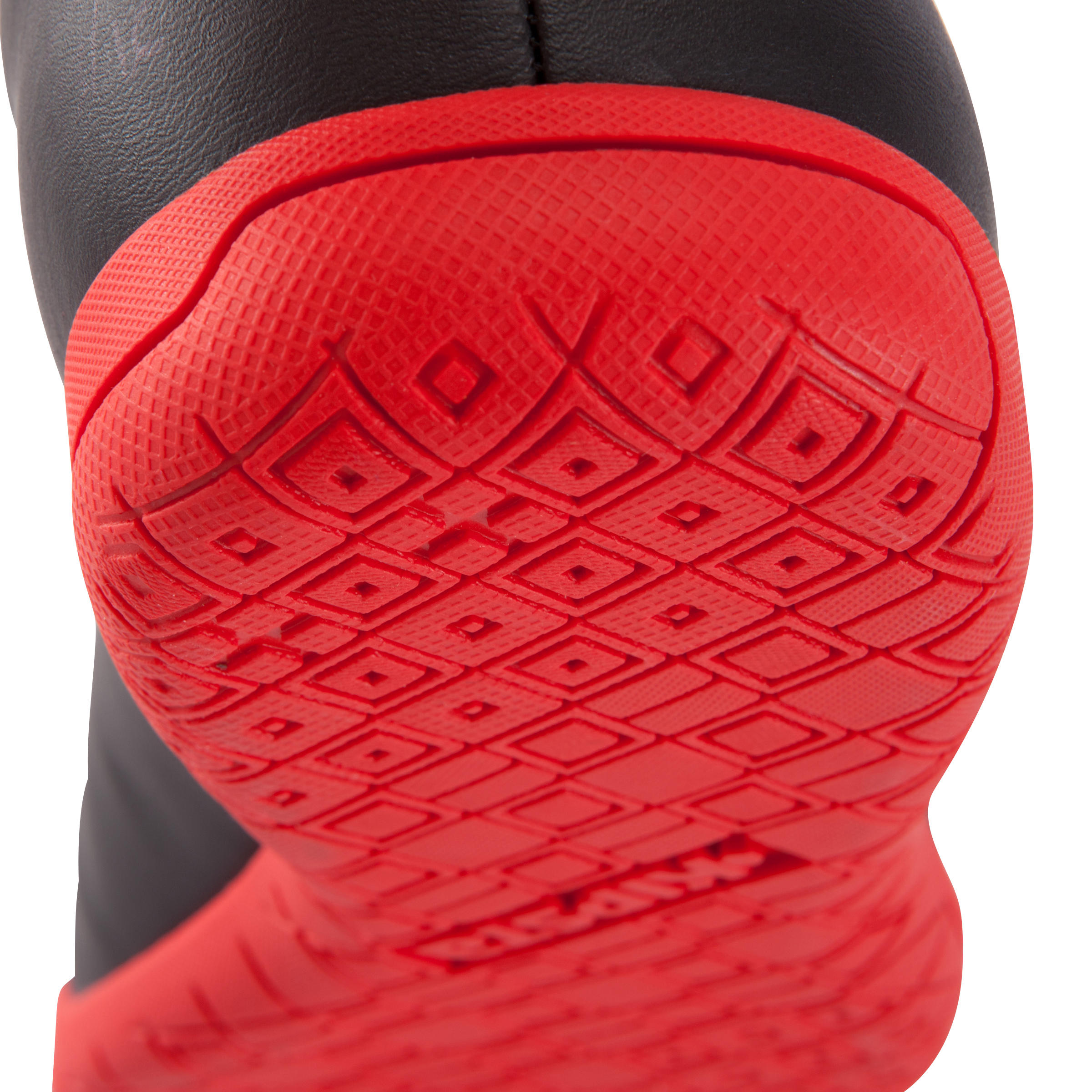 First 100 Sala Adult Futsal Trainers - Black/Red 9/14