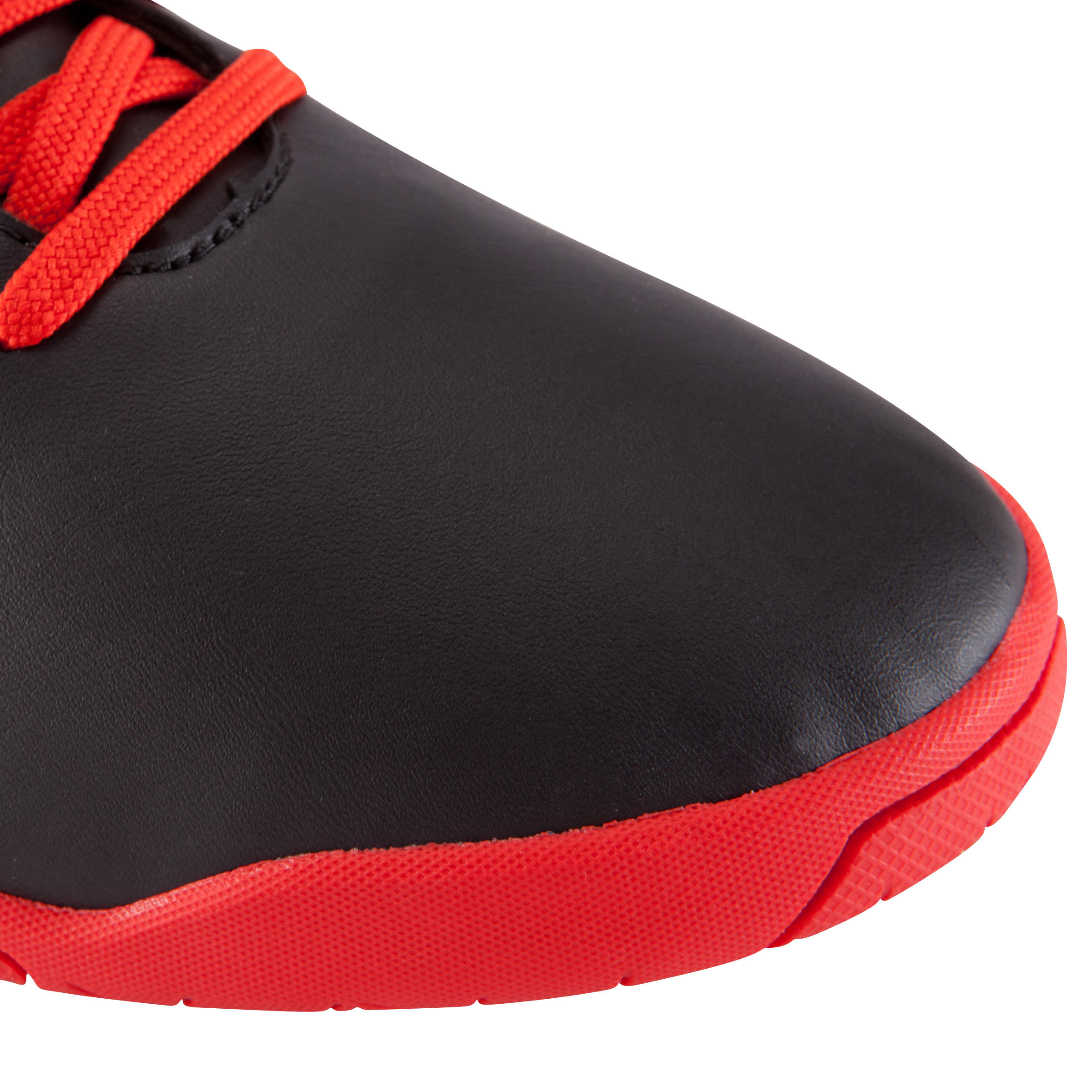 First 100 Sala Adult Futsal Trainers - Black/Red 10/14