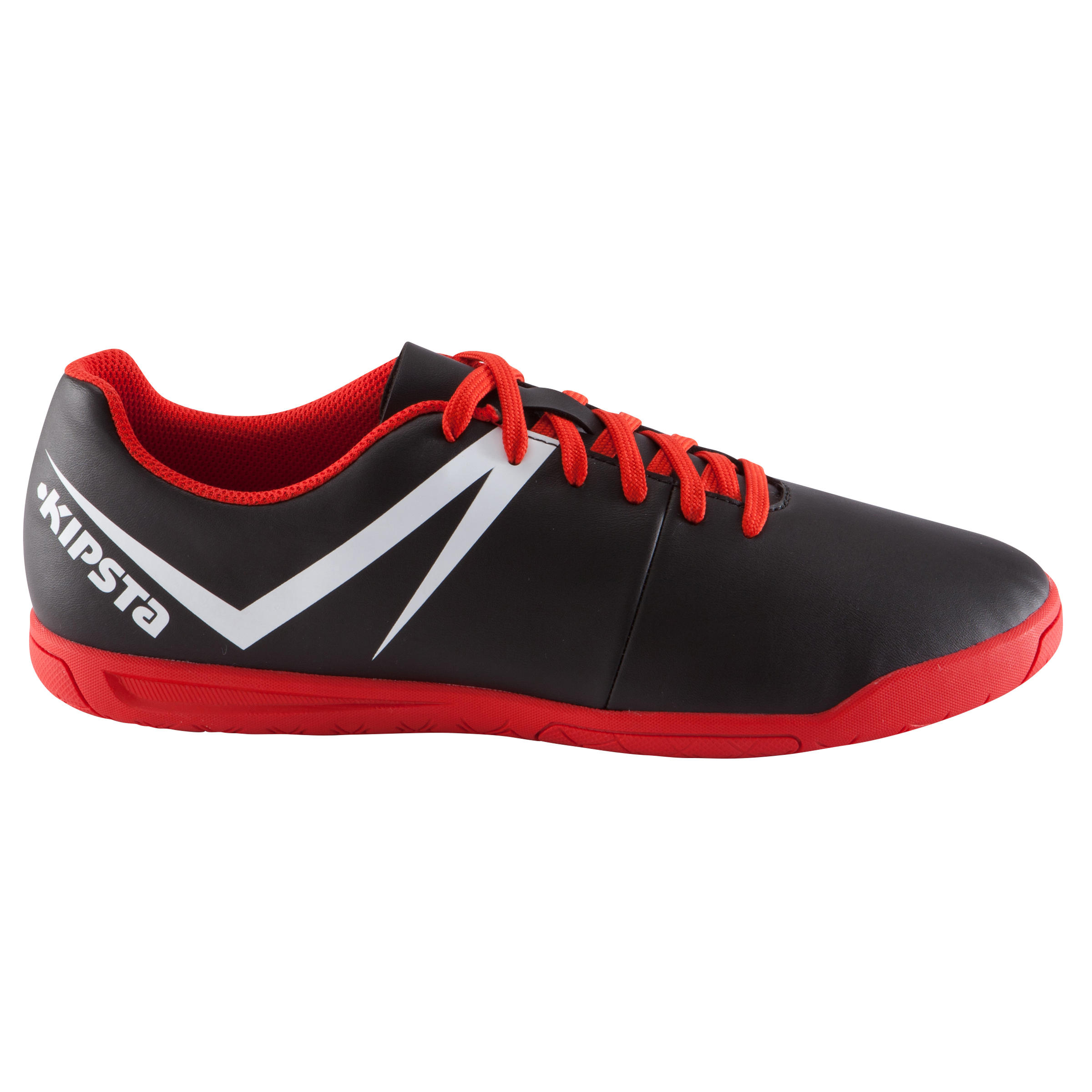 First 100 Sala Adult Futsal Trainers - Black/Red 2/14