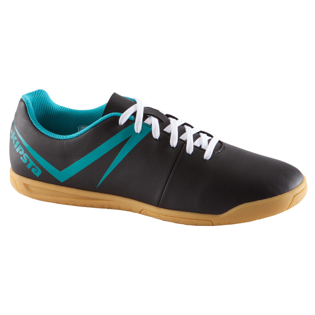 First 100 Sala Adult Futsal Trainers - Black/Blue