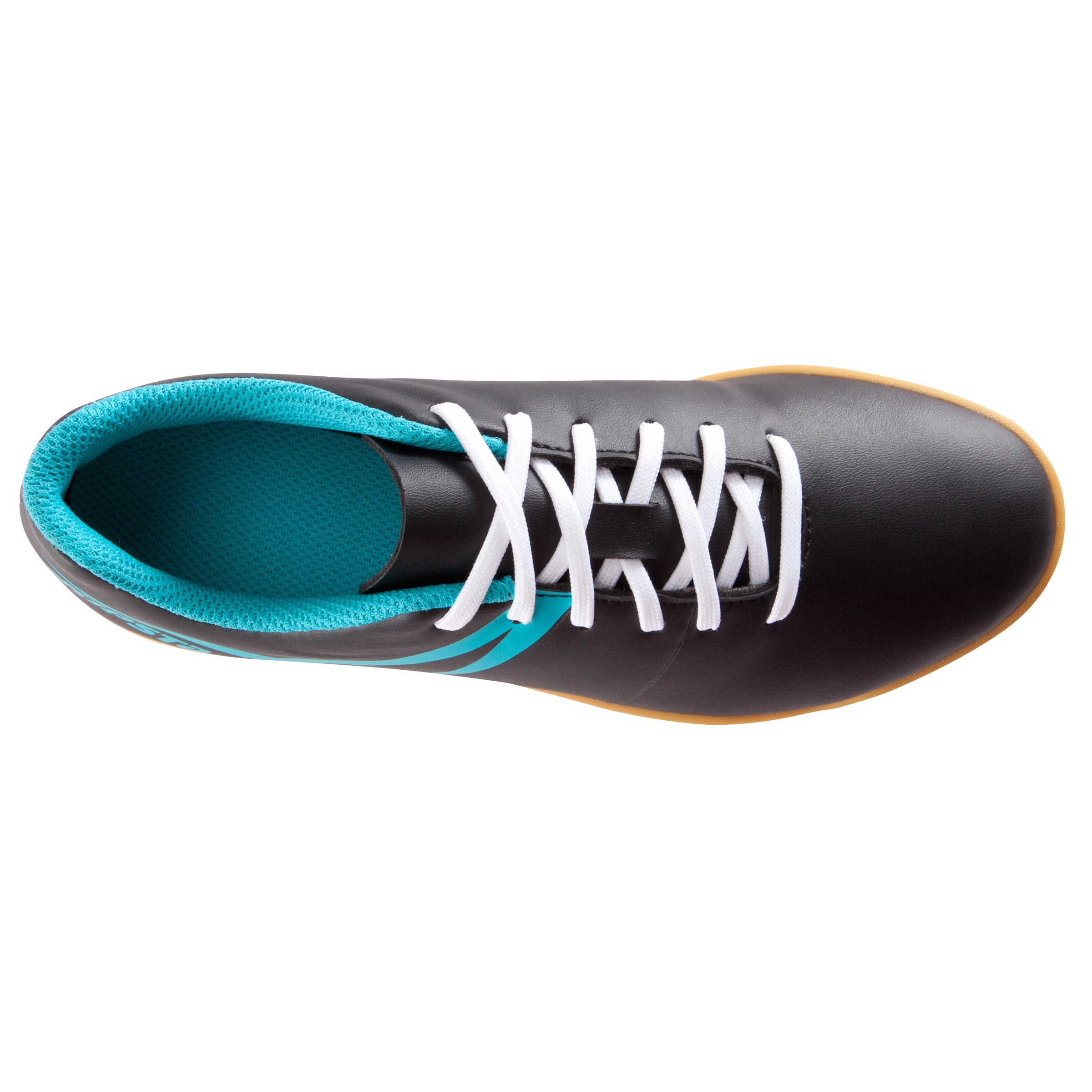 First 100 Kids Futsal Trainers - Black 6/14