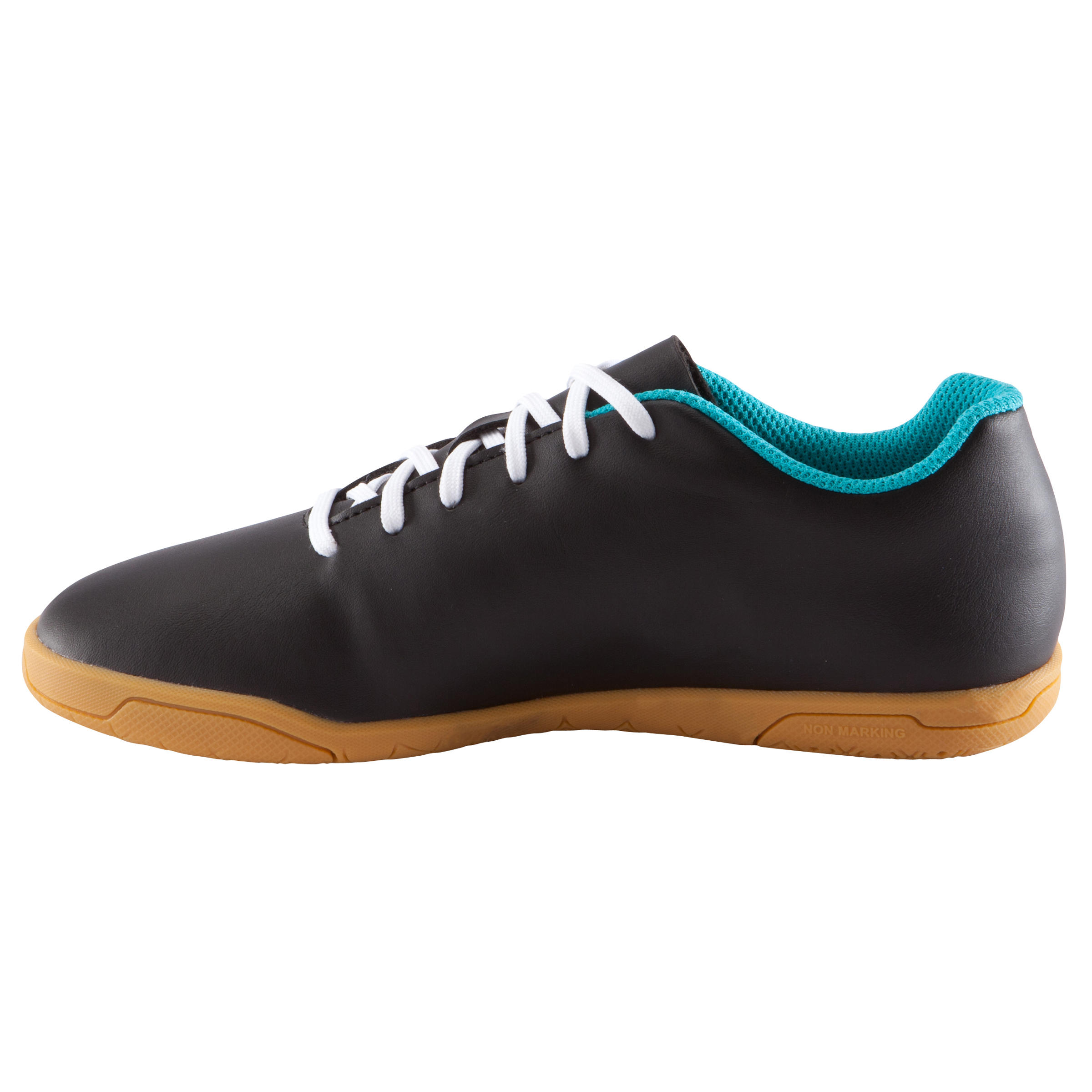 First 100 Kids Futsal Trainers - Black 3/14