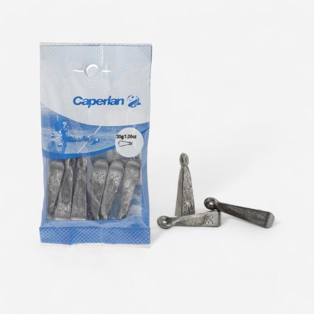 Lot De 10 Plombs Palangre 60 G – Plomb Recyclé, Forme Allongée Avec Œillet – Pêche Mer Et Eau Douce