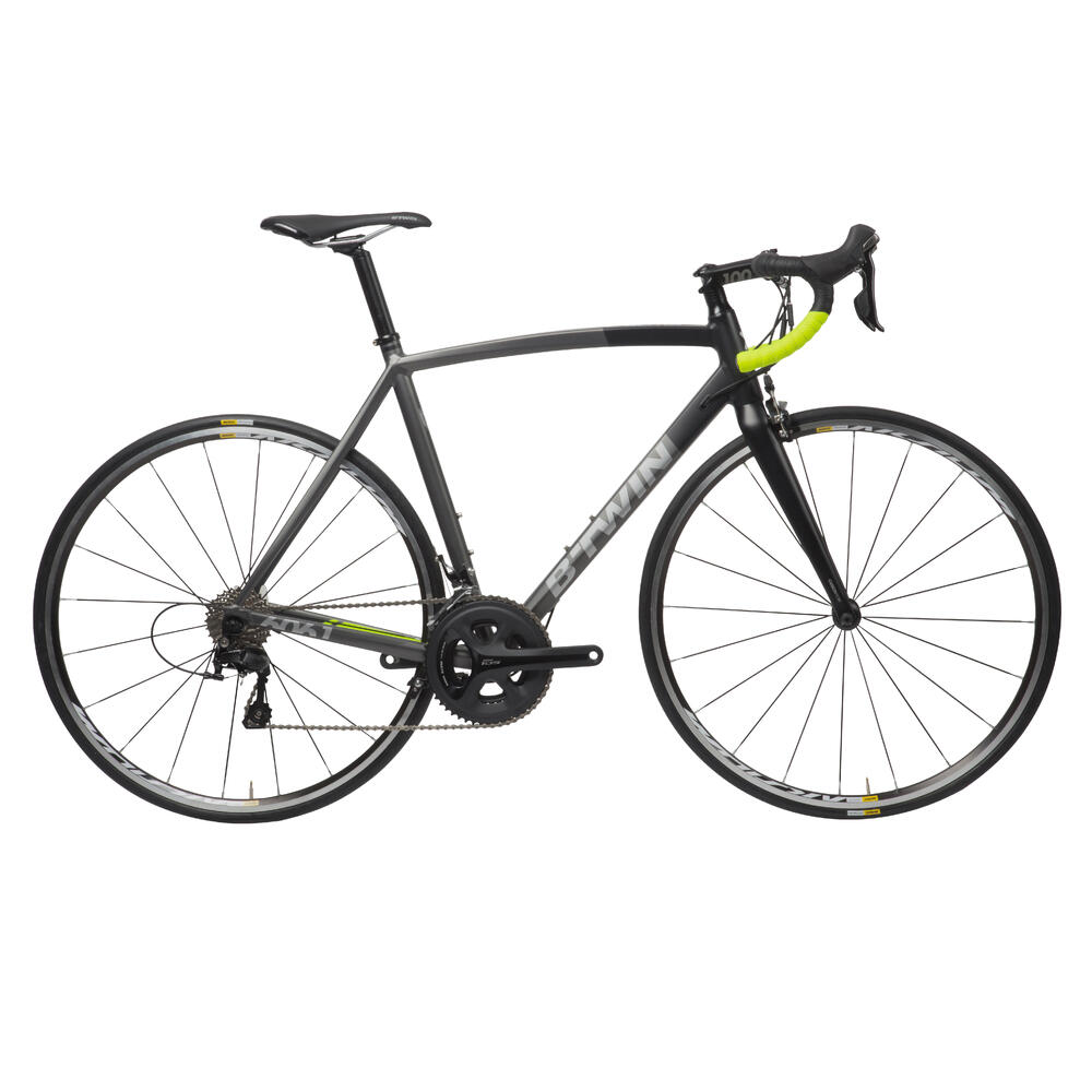 RENNRAD ULTRA 900 AF ALU 105 11-FACH SCHWARZ/GRAU/GELB B'TWIN