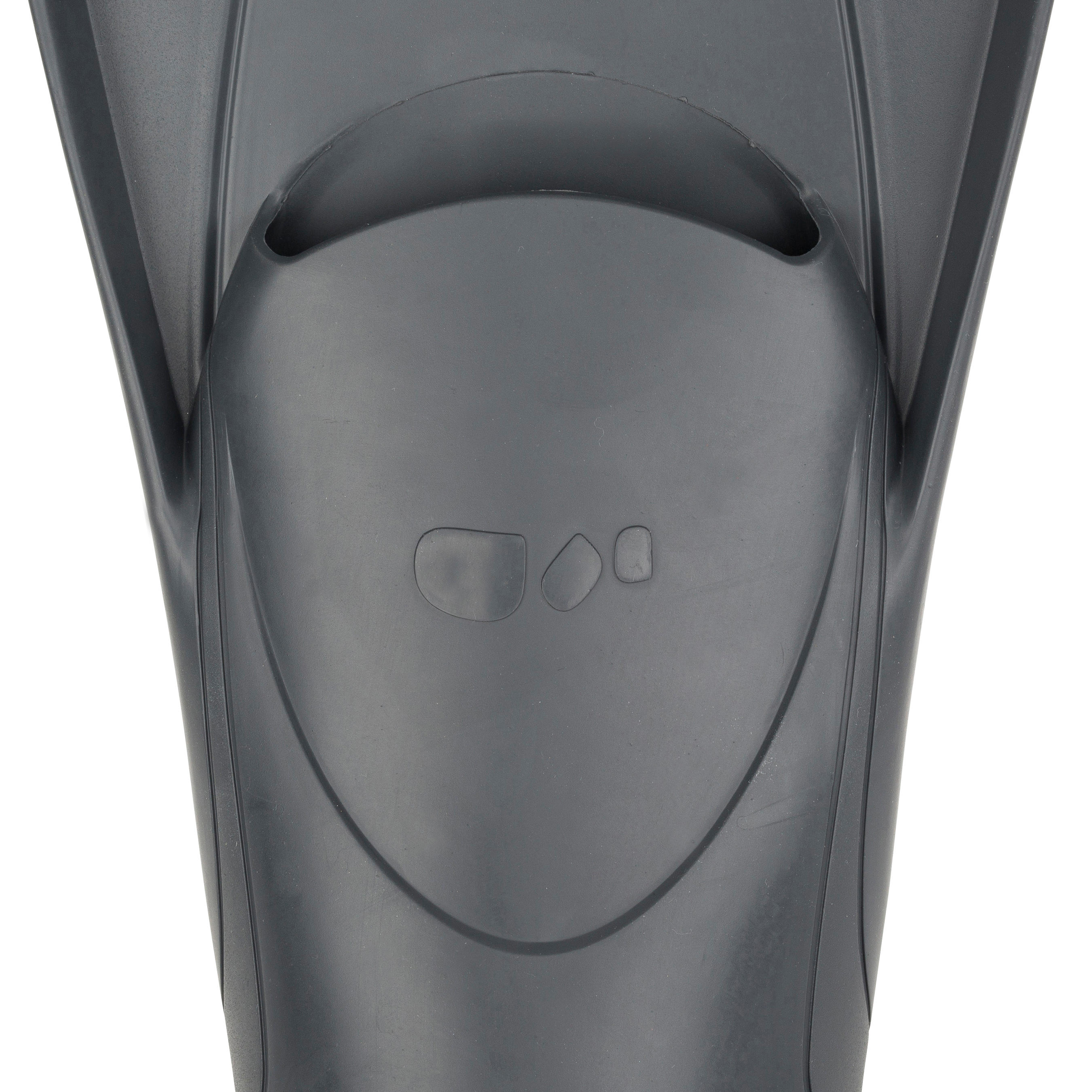 Short Swim Fins Easyfins 100 - Grey - NABAIJI