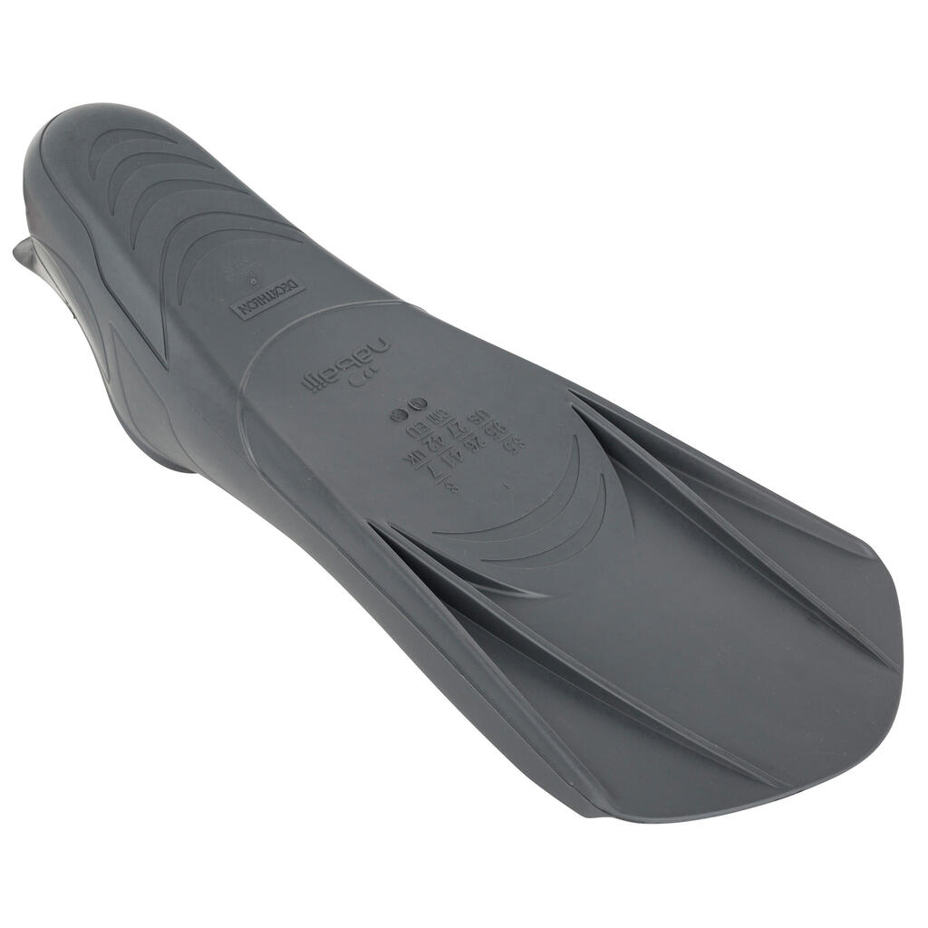 Schwimmflossen kurz - Easyfins grau