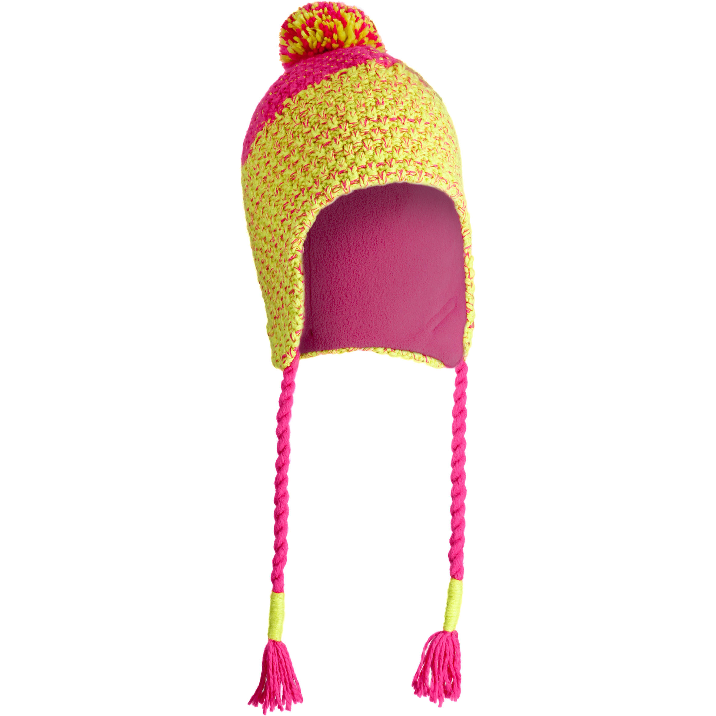 WEDZE Timeless Peruvian Ski Hat - Pink Yellow