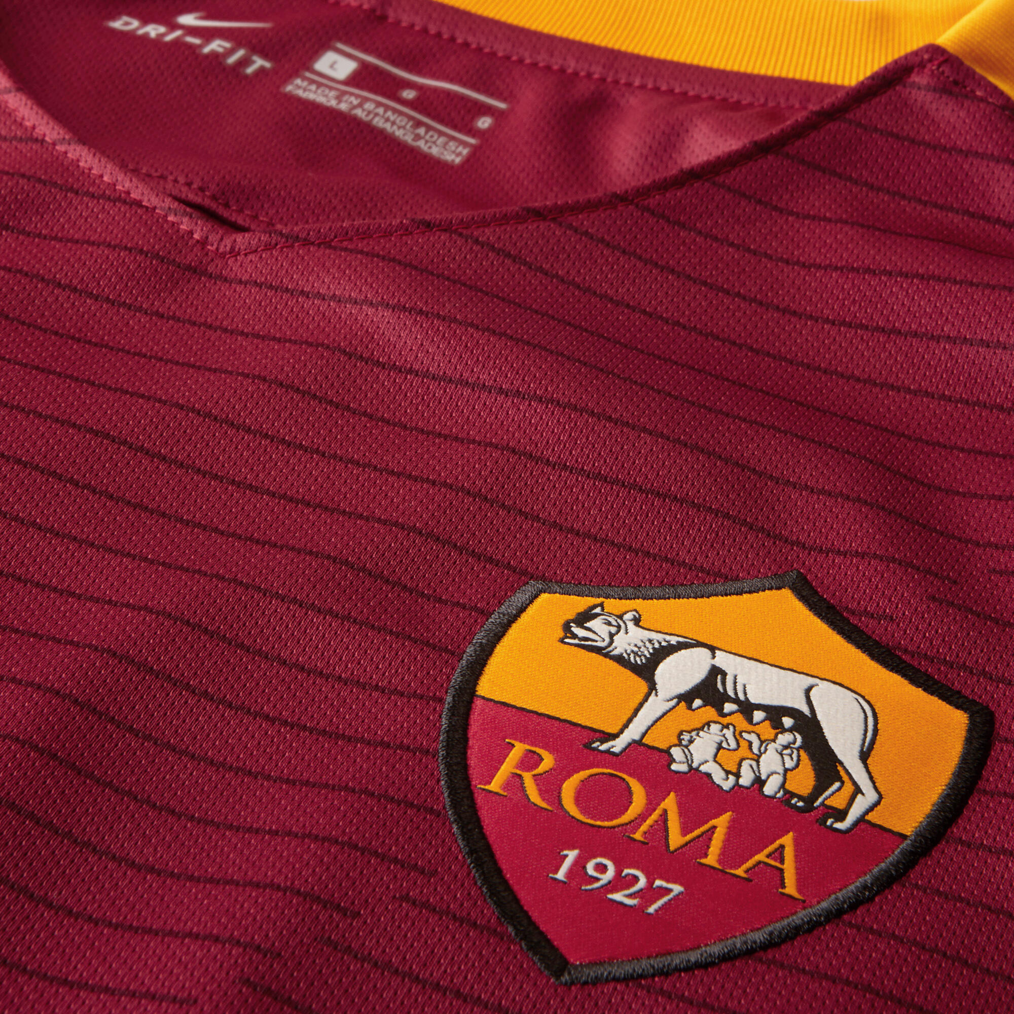 AS Roma Kids Football Replica Shirt - Red 3/4