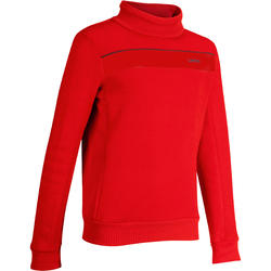 PULL DE SKI ENFANT MID WARM 100 ROUGE