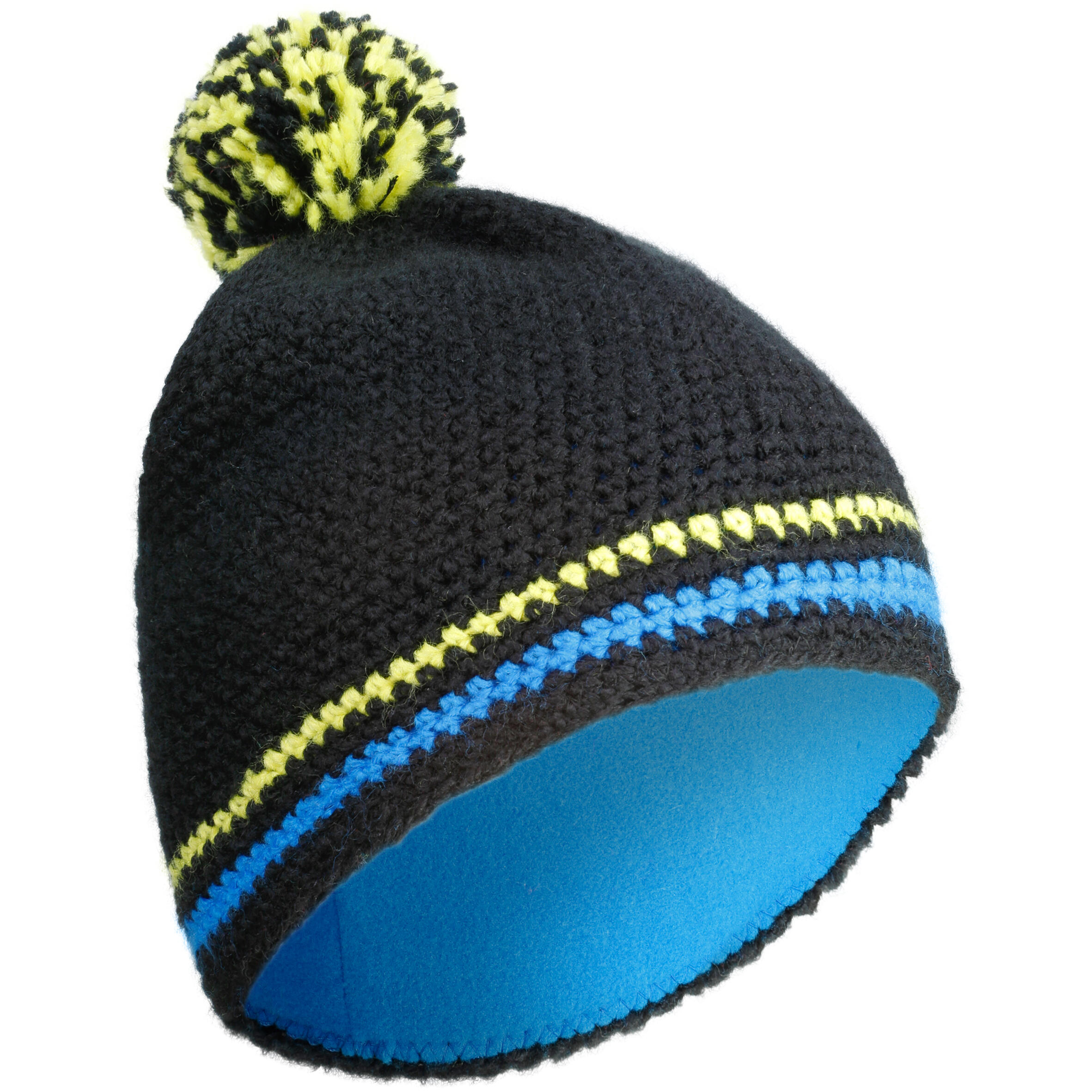 BONNET DE SKI ENFANT STRIPES NOIR BONNET DE SKI ENFANT STRIPES NOIR