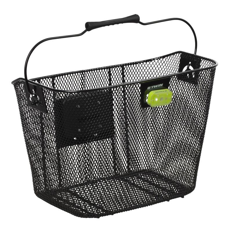 Panier Velo 500 Avant 12 Litres Elops Decathlon Panier Velo 500 Avant 12 Litres Elops Decathlon