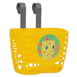 PANIER VELO ENFANT JAUNE