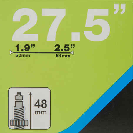 Σαμπρέλα 27,5 x 1,9 / 2,5 με βαλβίδα Presta 48 mm