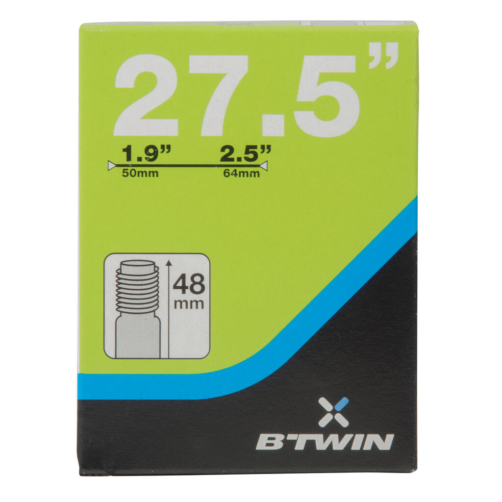 פנימית עם שסתום 48 מ"מ Schrader בגודל 27.5x1.9/2.5