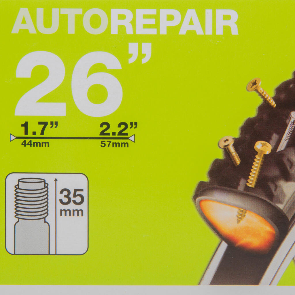 26x1.7-2.2 Self-Sealing Bike Inner Tube - Schrader