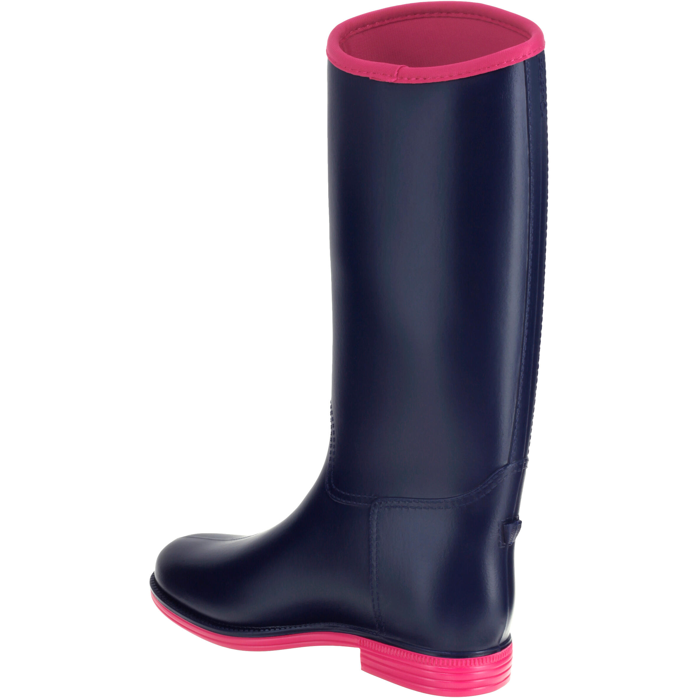 Schooling 300 Children's Horse Riding Jodhpur Boots - Blue 2/11