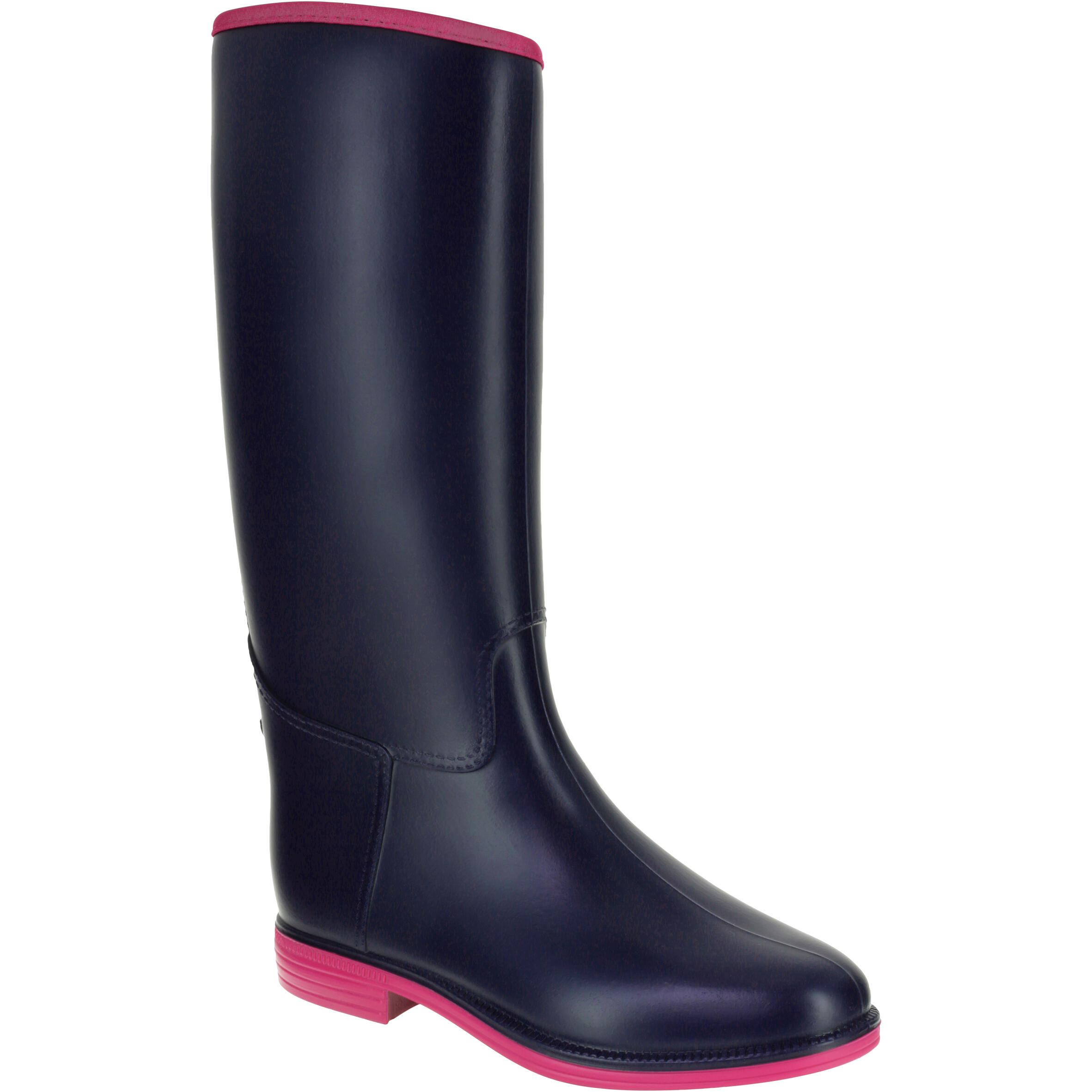 Schooling 300 Children's Horse Riding Jodhpur Boots - Blue 1/11