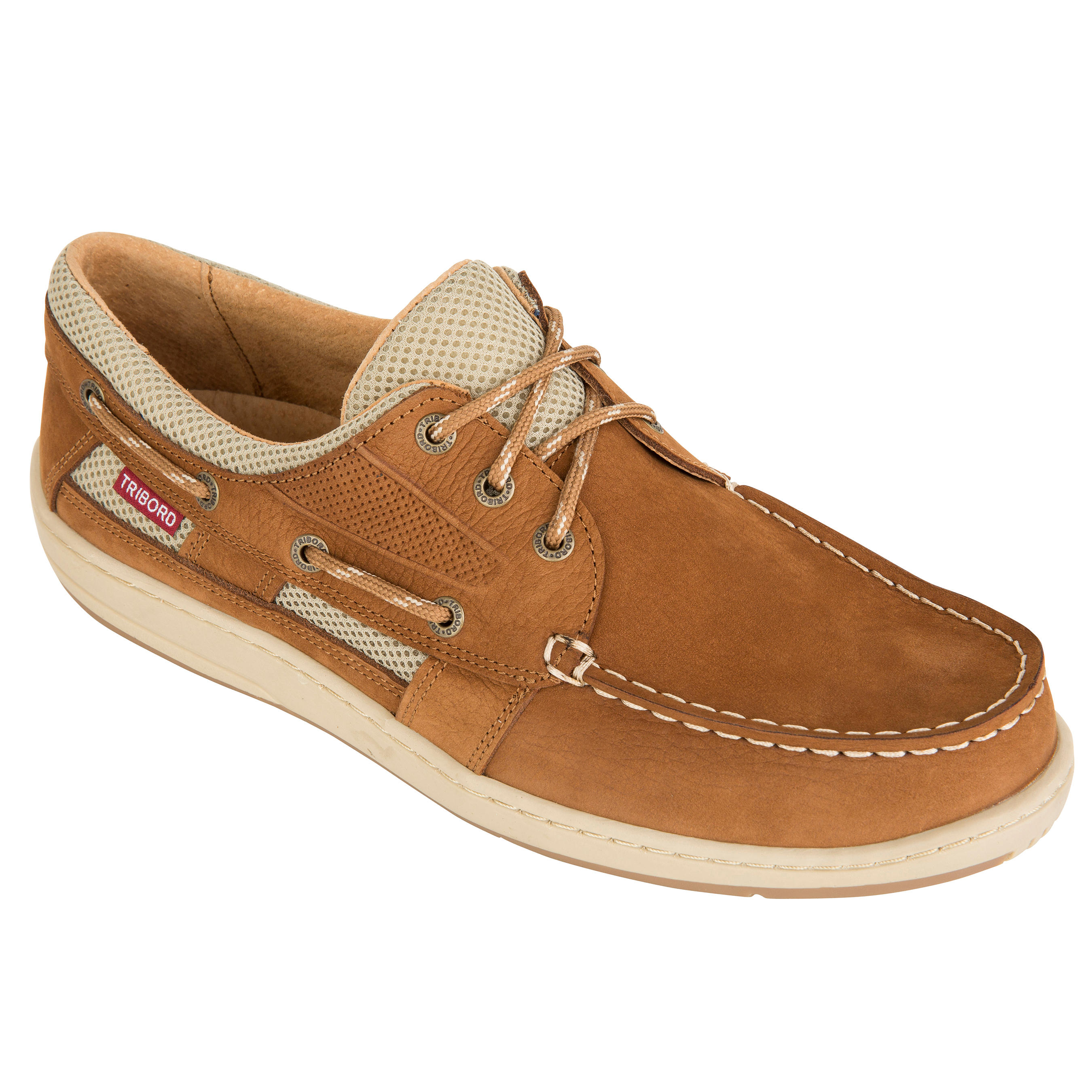 TRIBORD CLIPPER men's boat shoes - dark brown