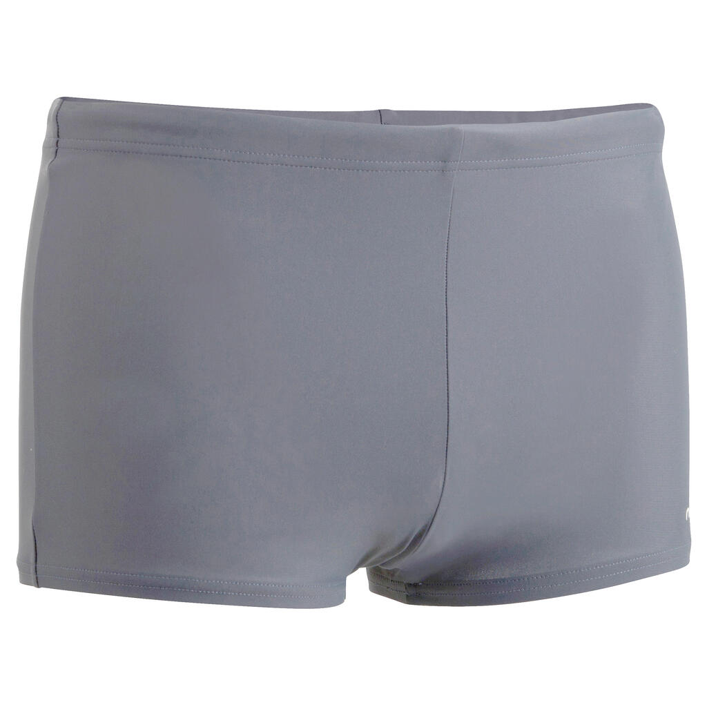 Maillot De Bain Natation Homme  - Boxer 100 Basic - Gris