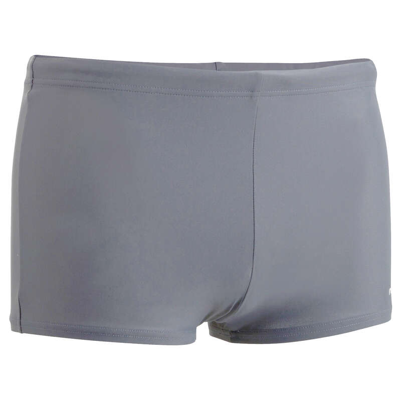 NABAIJI 100 Men's Boxer-Style Swim Shorts - Grey | Decathlon