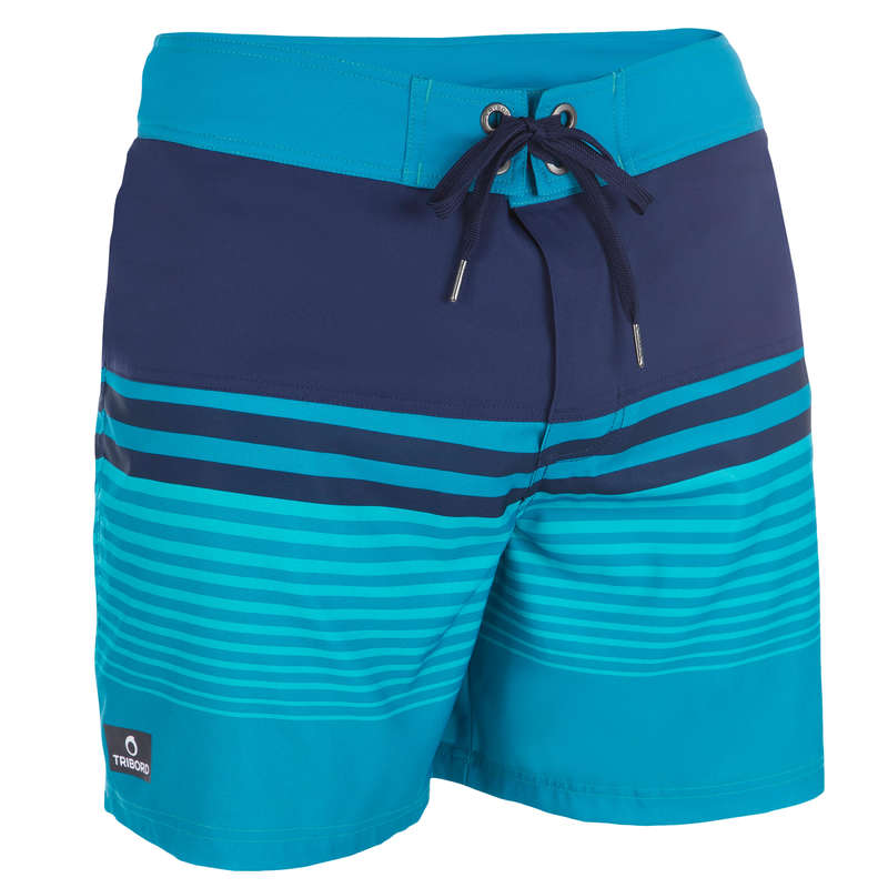 TRIBORD Guethary Short Boardshorts - Waves Blue | Decathlon