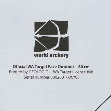 5 Archery Target Faces 80x80 cm