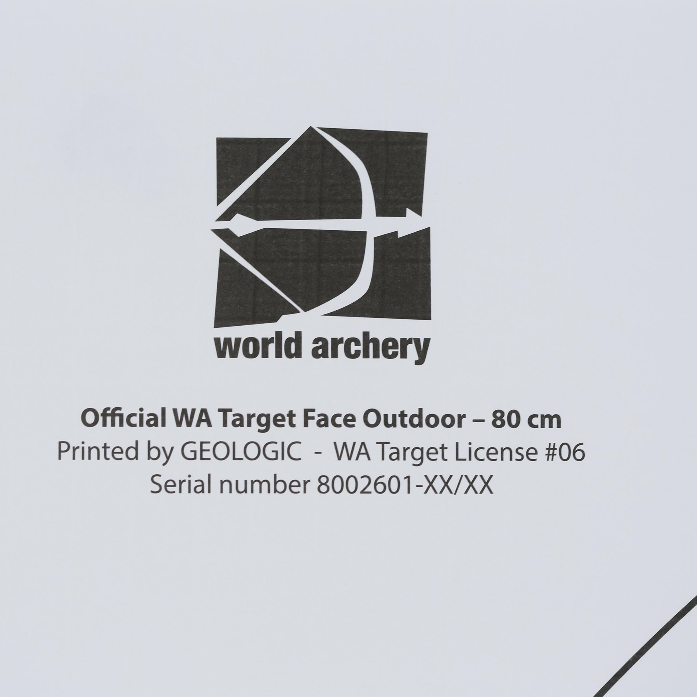 5 Archery Target Faces 80x80 cm 4/5