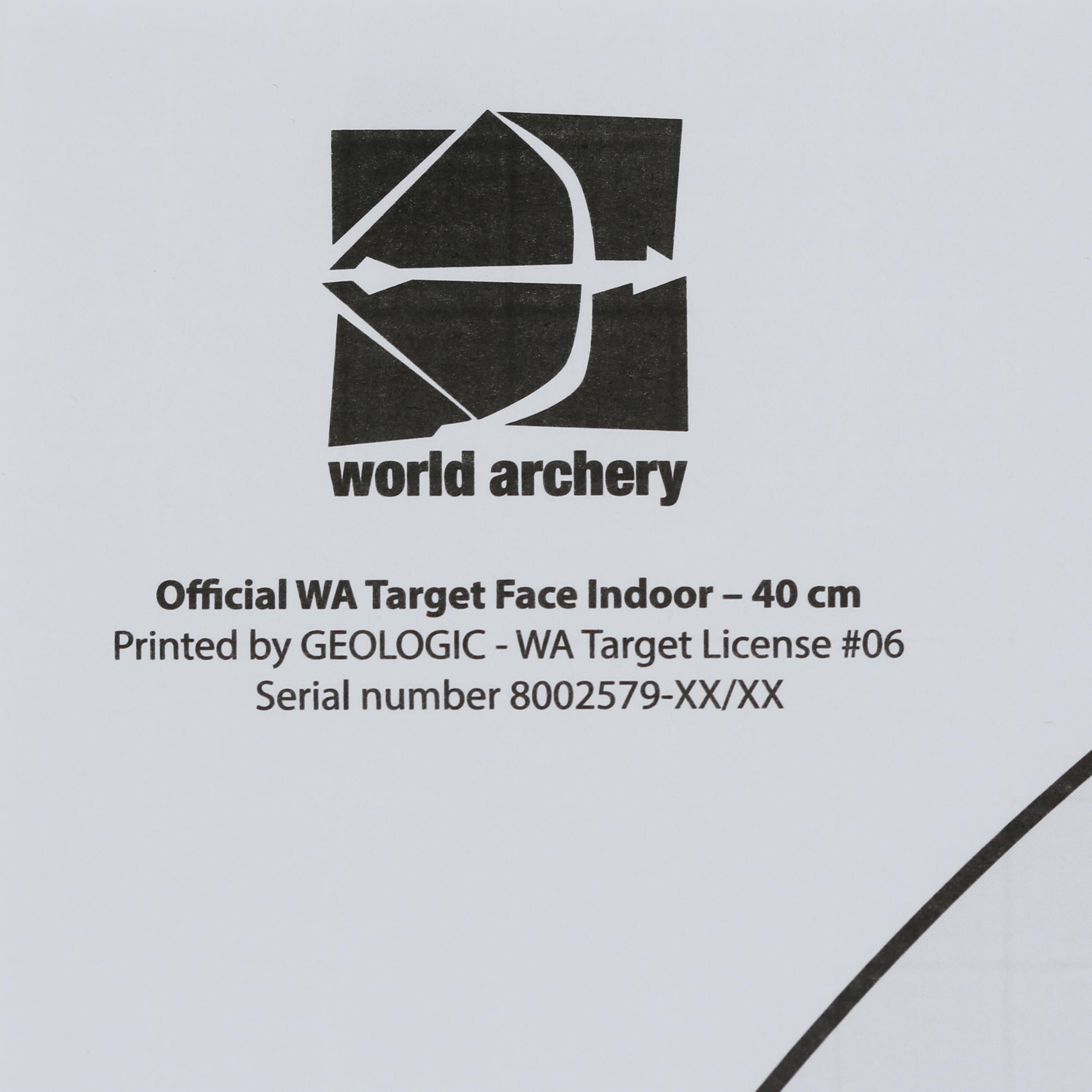 5 Archery Target Faces 40x40 3/5