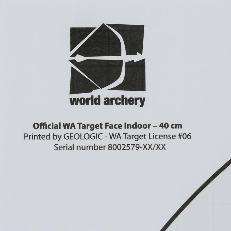 Okçuluk Hedef Kağıdı - 5 Adet - 40 X 40 cm