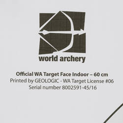 5 Archery Target Faces 60X60