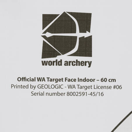 5 Archery Target Faces 60X60