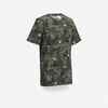 Junior Country Sport Short-Sleeved Cotton T-Shirt - 100 Island Camouflage