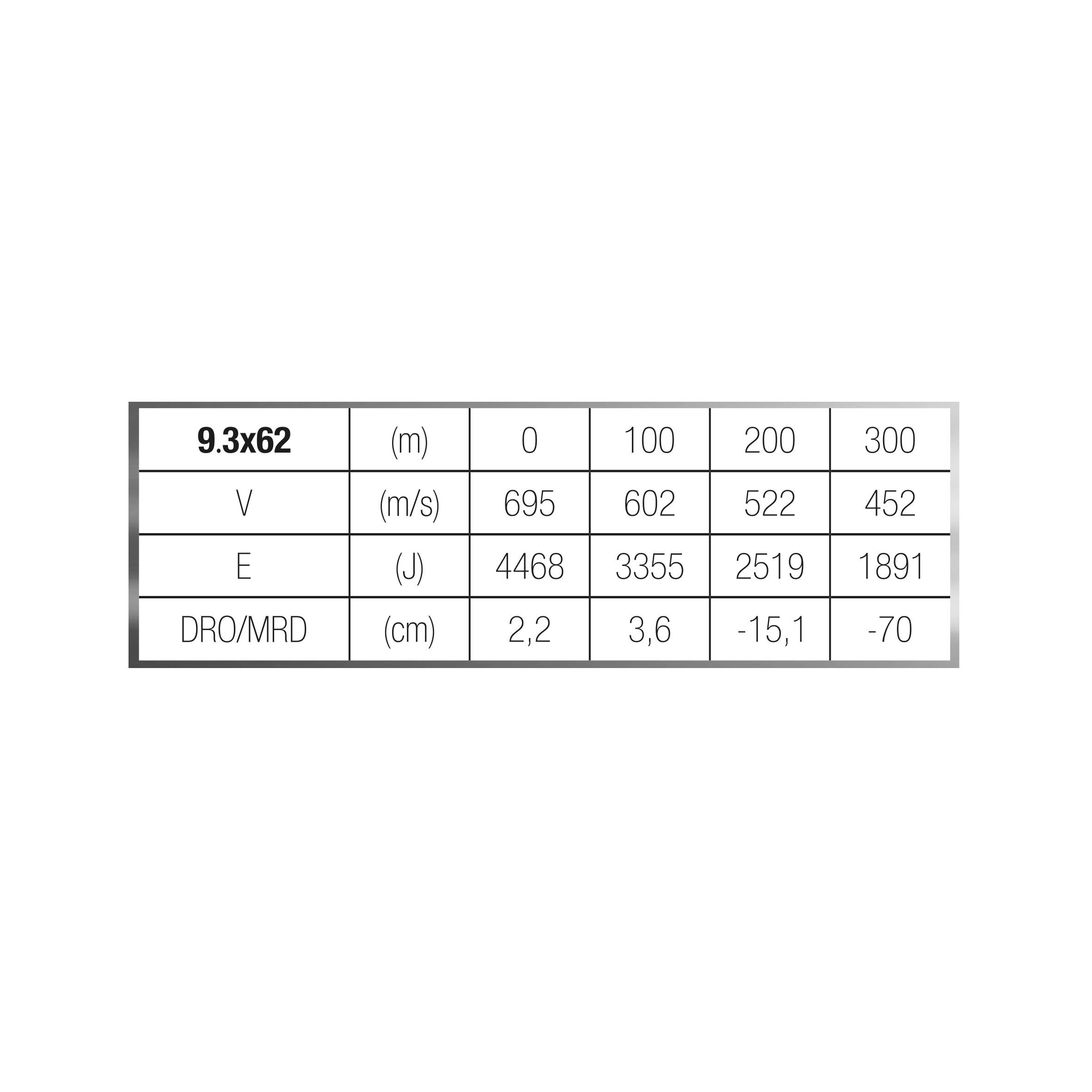 Balle 9,3x62 18,5G/285GRS X20 4/4