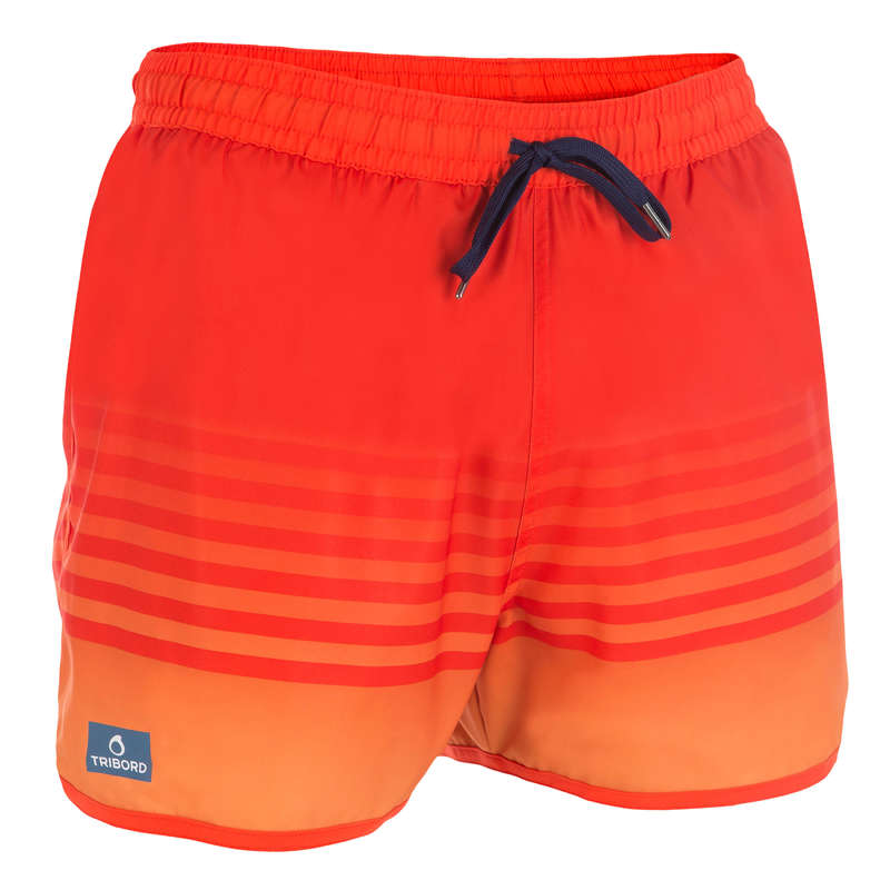 TRIBORD Bidarte Short Boardshorts - Sunset Red | Decathlon