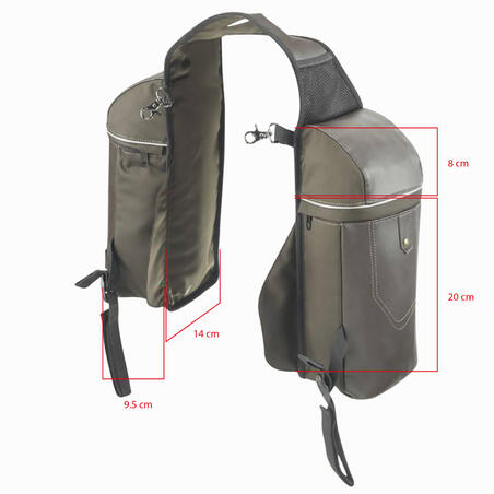 Horse Riding Small Hacking Saddle Bags Sentier 