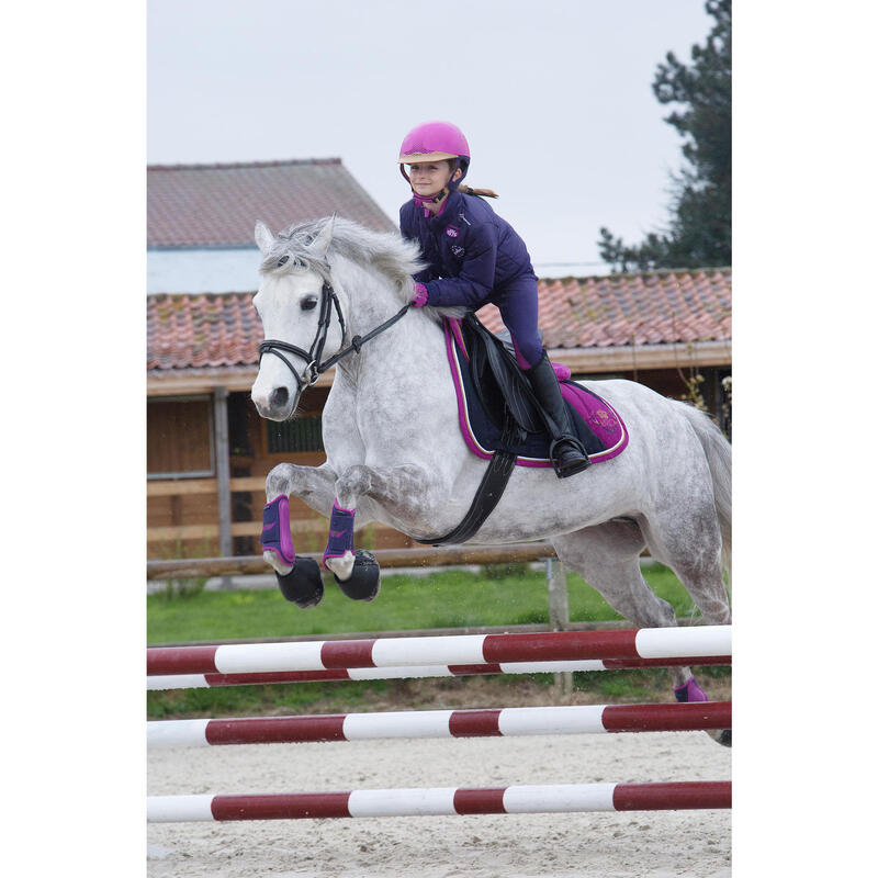 Podsedlová dečka Jump HRC nám. modrá, vel. pro koně