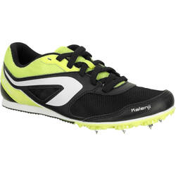 CHILDREN'S ATHLETICS SPIKED SHOES MULTI-PURPOSE BLACK YELLOW